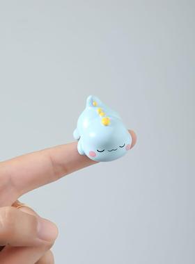 电脑屏幕显示器趴趴小动物摆件创意汽车车载中控台屏幕车内装饰品