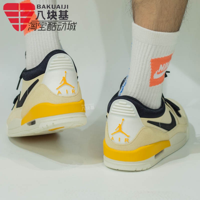 NIKE耐克男鞋2023秋新款AIR JORDAN 312复古低帮篮球鞋CD7069-200 - 图2