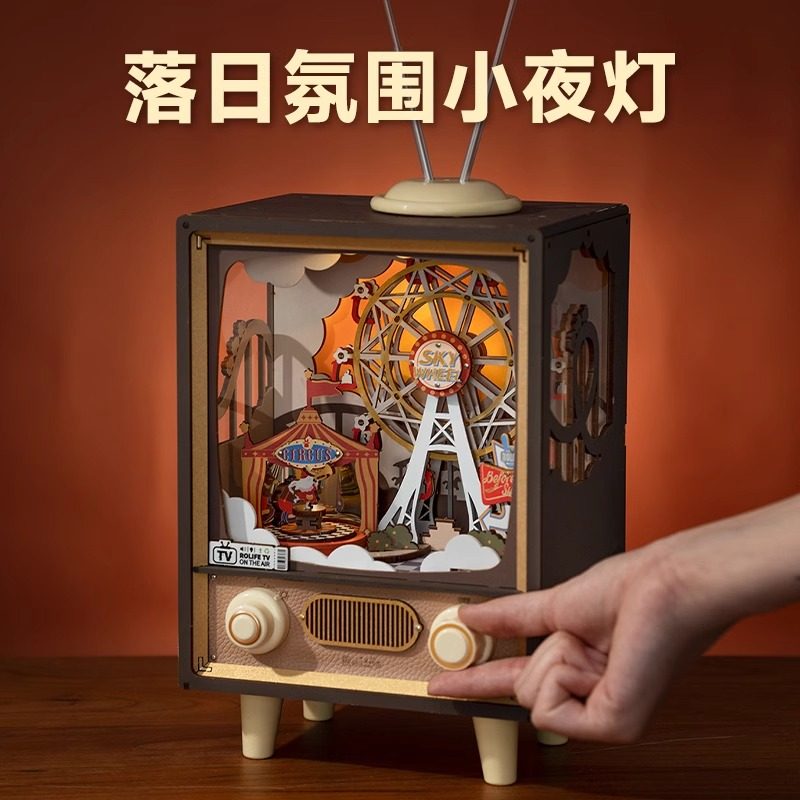 若来日落游乐园八音盒生日礼物送女生朋友闺蜜孩子十岁七夕情人节