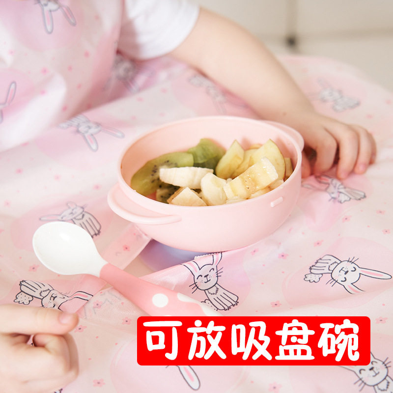 一体式餐椅罩衣宝宝吃饭围兜夏季儿童反穿衣婴儿防水防脏辅食饭兜,淘宝优惠券,粉丝福利购,淘宝优惠卷