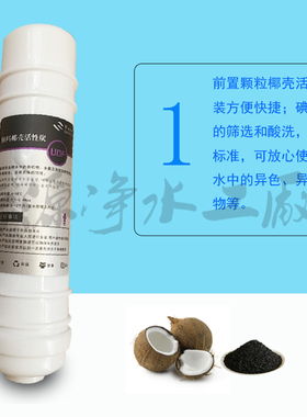 椰壳活性炭去除异味净水器滤芯