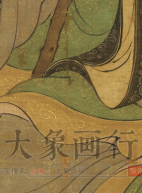 明人画罗汉图传统人物画国画