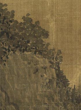 范宽溪山行旅图宋元山水画古画