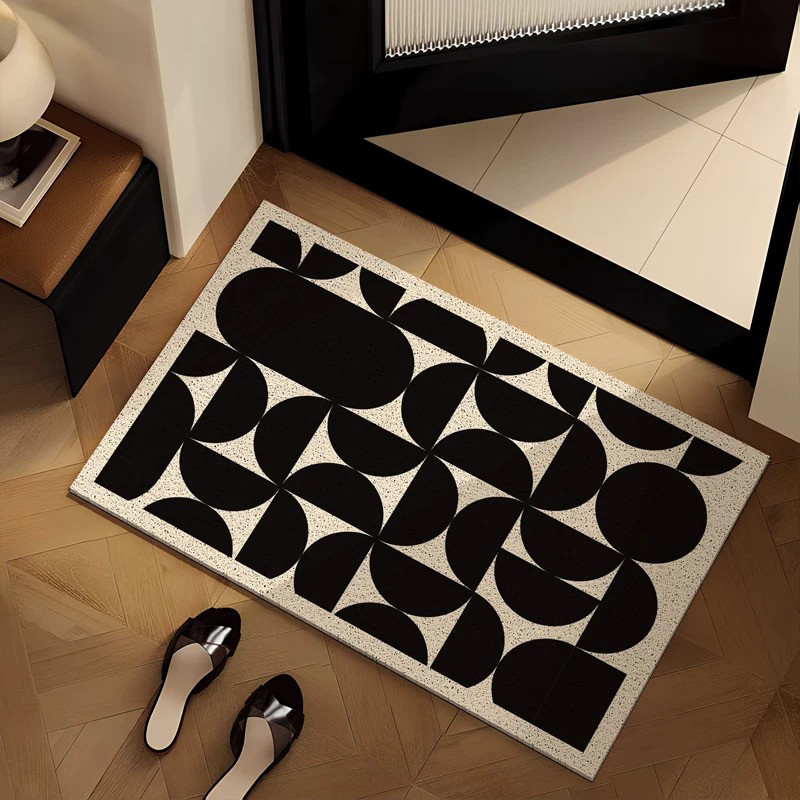 复古轻奢入户地垫裁剪丝圈门垫进门脚垫玄关家用户外垫子门口防滑,淘宝优惠券,粉丝福利购,淘宝优惠卷