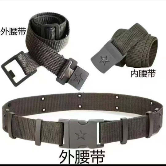 Cinturón de entrenamiento militar para niños con hebilla, cinturón exterior, cinturón para pantalones