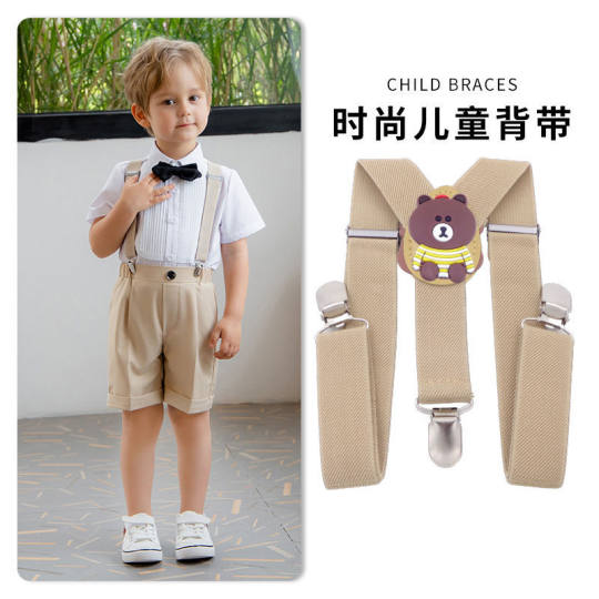 Baby carrier clip children's three-clip suspender belt