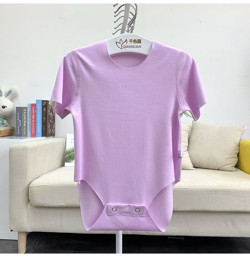 婴儿夏季无骨短袖三角包屁衣莫代尔棉随心裁爬服男女宝宝连体哈衣,淘宝优惠券,粉丝福利购,淘宝优惠卷