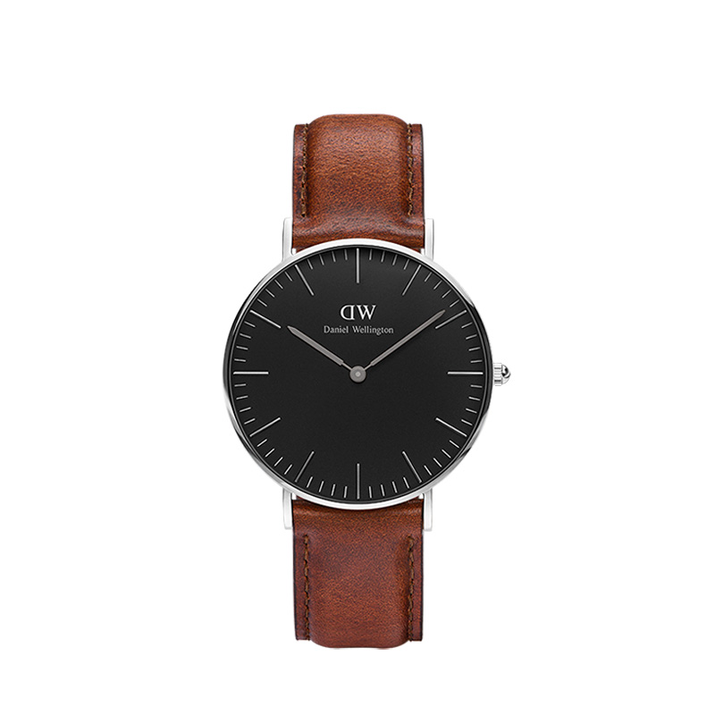 danielwellington dw黑盘石英手表 DanielWellington海外欧美腕表