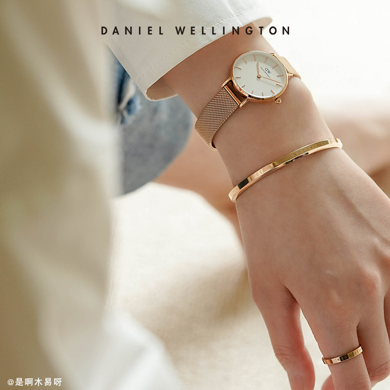 丹尼尔惠灵顿dw女28mm+开口手表 DanielWellington海外欧美腕表