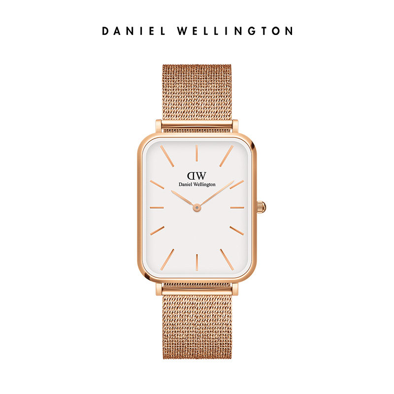 dw男士复古麦穗织纹潮酷方形表带 DanielWellington海外欧美腕表