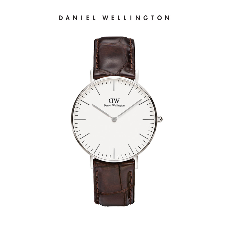 丹尼尔惠灵顿石英36mm皮革dw指针 DanielWellington海外欧美腕表