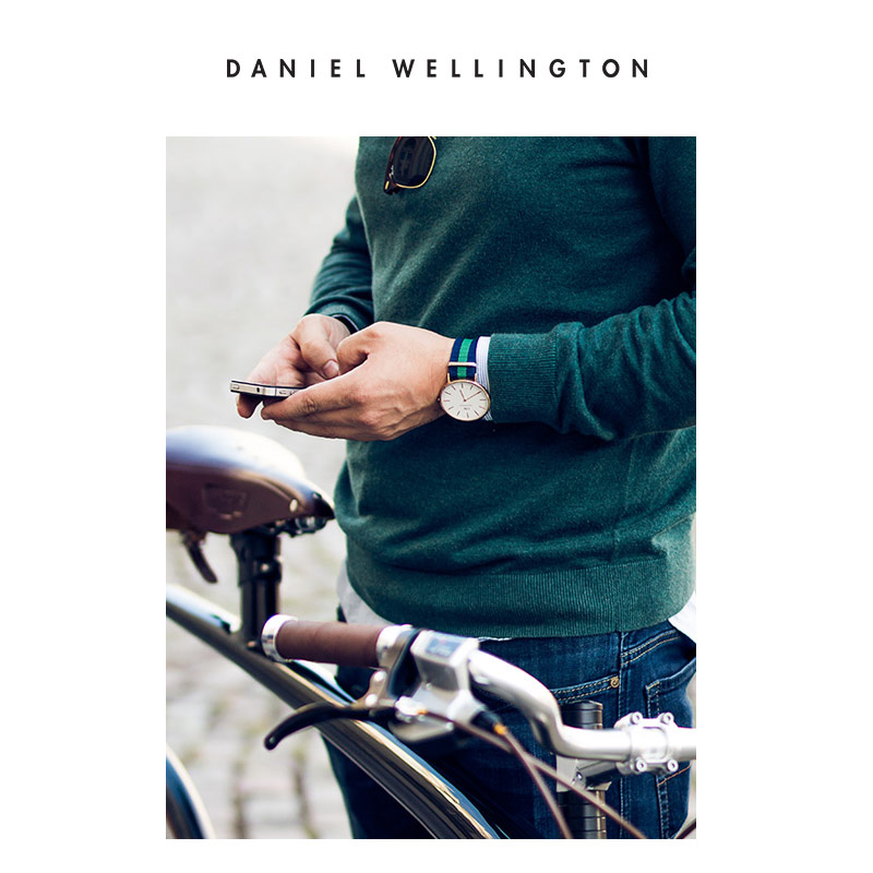 danielwellington 40mm织纹带石英dw DanielWellington海外欧美腕表