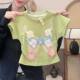 ເດັກຍິງລະດູໃບໄມ້ປົ່ງປີ 2026 ເຄື່ອງນຸ່ງແມ່ແລະເດັກໃຫມ່, ຄົນອັບເດດ: ລະດູຮ້ອນແບບບາງໆສາມມິຕິຂອງ butterfly ແຂນສັ້ນຊຸດສອງສ່ວນ