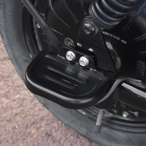 改装电动车后脚蹬脚踏板电瓶车后轮脚踩板搁脚自行车后座脚蹬通用 - 图2