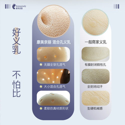 康美奈丽品牌义乳术后专用假胸全孔透气义乳文胸官方旗舰店乳腺女 - 图1
