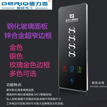 High-end Smart Hotel Guesthouse Luminous Electronic Door Card Personality customized with lamp LED electronic room Number display card