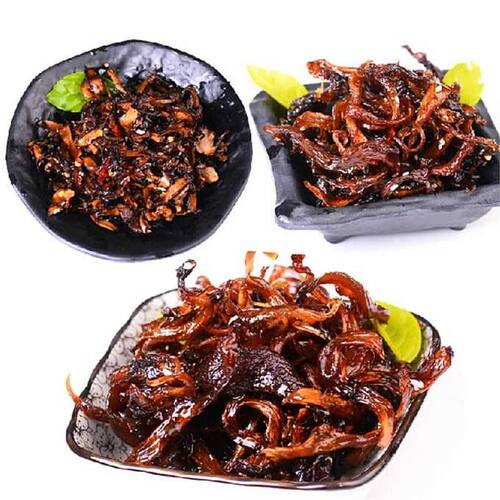 云南红土园鸡枞菌牛肝松茸菌野生农家油炸冷吃即食饭下店菇酱鸡棕 - 图2