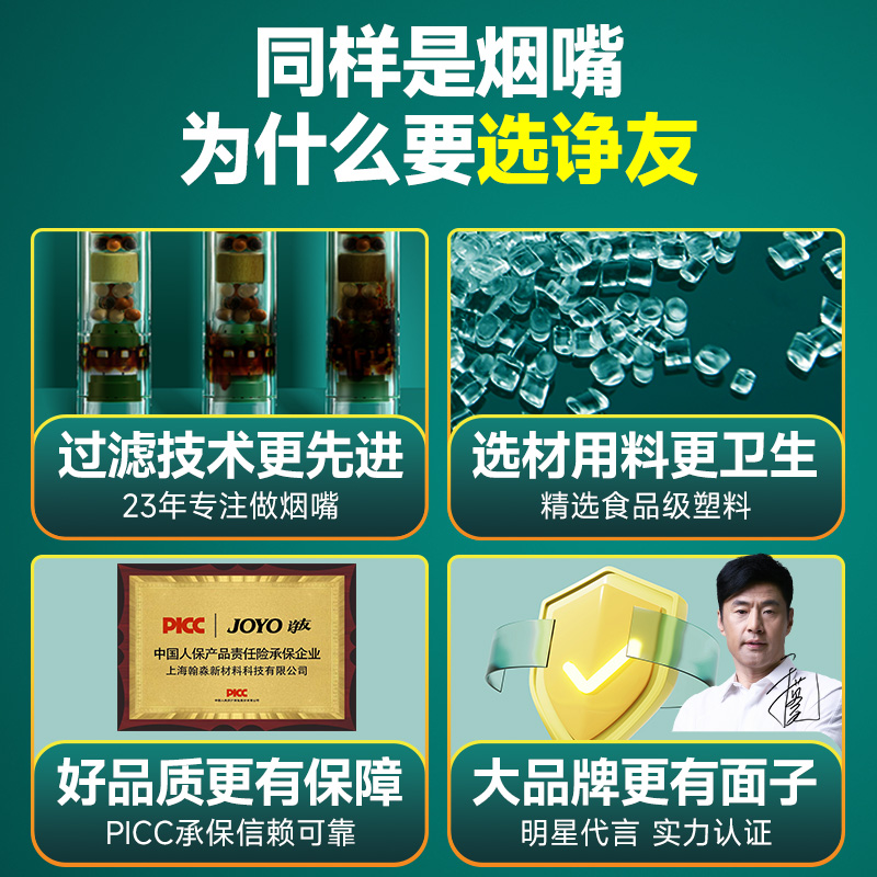 双芯29重烟嘴过滤器正品粗中细支三用香咽过滤嘴一次性焦油抽吸烟-图3