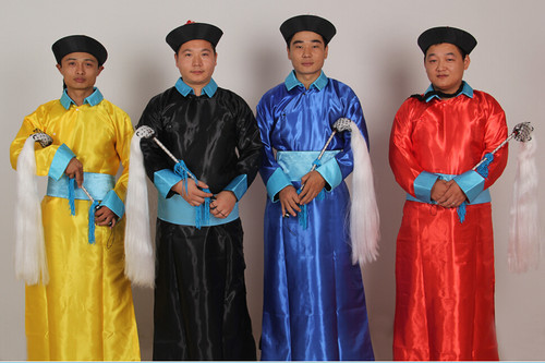 包邮古装清朝官服太监服古代大臣公公装僵尸服装一品官演出服男装 - 图0