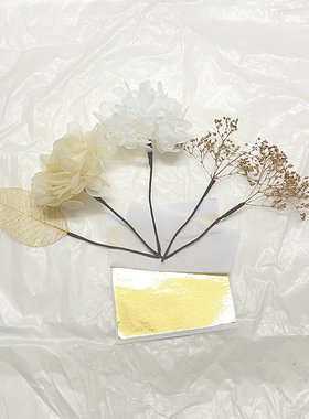 和服头饰永生花和风金色振袖