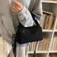 Nylon shoulder bag large capacity crossbody pillow bag