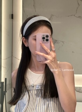 bellar复古少女灯芯绒发箍发圈