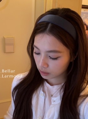 Bellar美式复古细闪缎面发箍