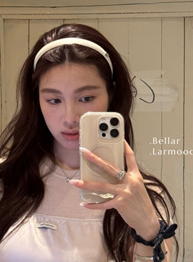 Bellar复古少女爱心圆片发箍
