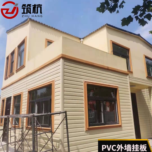 外墙板装饰护墙板室外pvc挂板饰面塑料扣板户外自装防水改造别墅