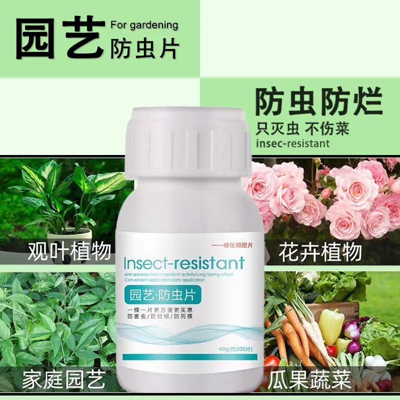 园艺防虫片糖化硼肥片绿植花卉防虫颗粒园艺驱虫片驱蚊虫防飞蚜虫 - 图1