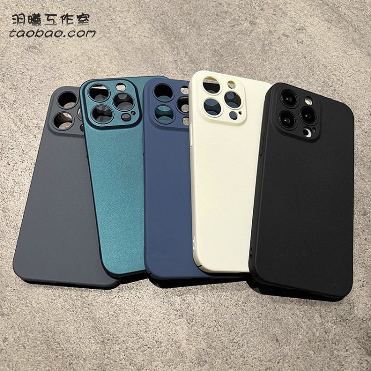 颗粒粗糙细磨岩砂适用苹果15高级感iPhone15promax手机壳15pro全包镜头14Plus防指纹13mini硬壳12保护套XR678-图0