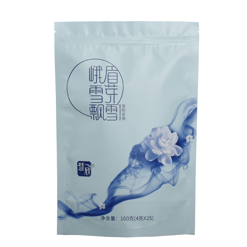 2022年新茶峨眉雪芽  飘雪慧欣100g茉莉花茶四川花毛峰茶叶自饮装