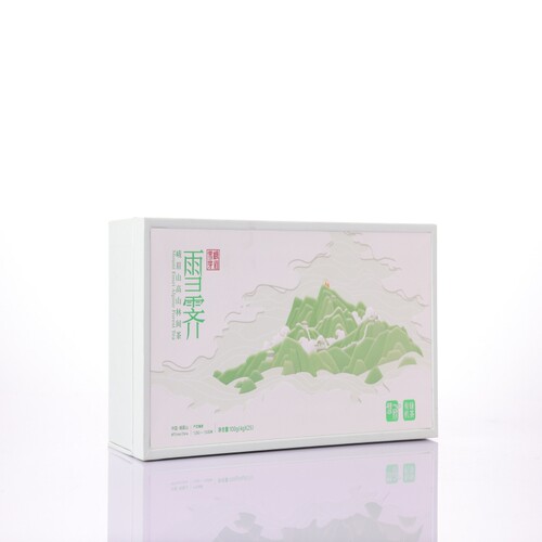 2026明前新茶峨眉雪芽 绿茶雪霁慧欣100g高档竹盒礼盒四川特产 - 图0