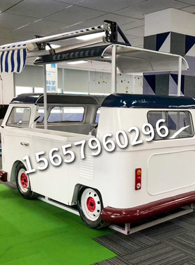 铁艺巴士汽车美陈道具摆件定制