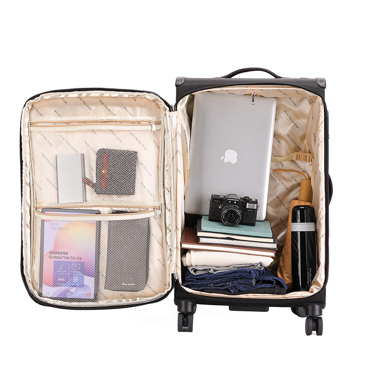 保罗超轻行李箱20寸轻便登机旅行箱男结实耐用大容量牛津布拉杆箱,淘宝优惠券,粉丝福利购,淘宝优惠卷