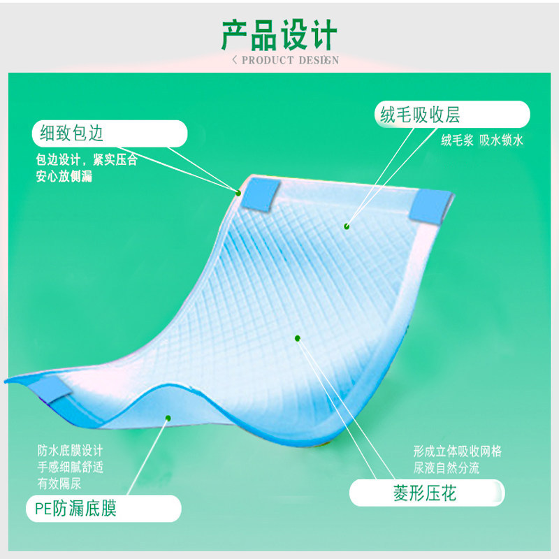 周大人成人老人 8090大号尿不湿床垫 周大人成年人隔尿用品