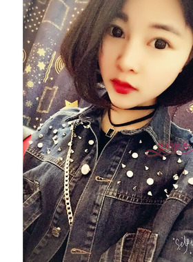短款双层日韩风蕾丝欧美脖子饰品