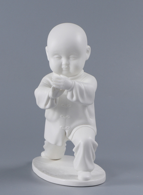 德化白瓷小和尚礼品创意摆件包邮