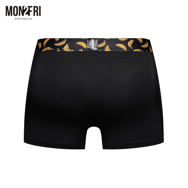 mon2fri男士内裤莫代尔小猴抱蕉可爱趣味潮情人节内裤送男友礼物