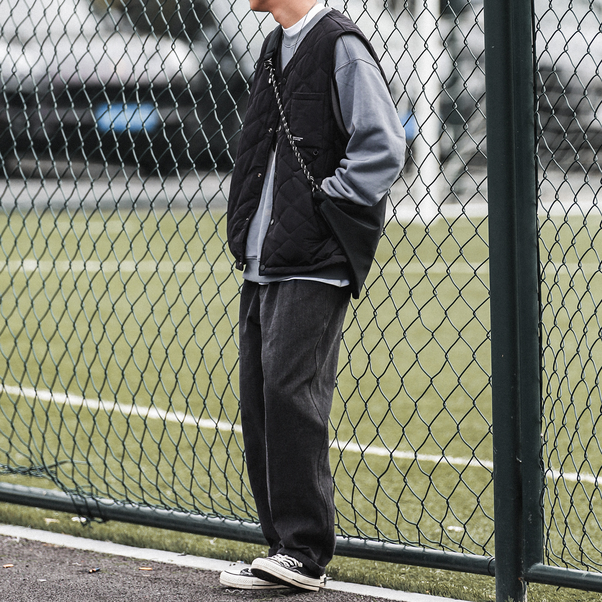 嘿马七作春秋男士简约休闲薄款保暖内胆背心夹棉工装开衫马甲上衣,淘宝优惠券,粉丝福利购,淘宝优惠卷