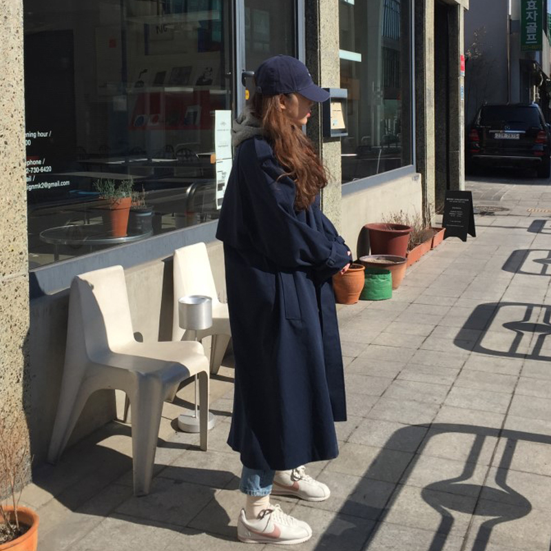韩国复古学院宽松外套女 双排扣长款风衣 8 米 2 今日气场 秋天瞩目 韩国复古学院宽松外套女 双排扣长款风衣 8 米 2 今日气场 秋天瞩目