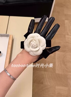 高级千金山茶花礼服手套｜法式