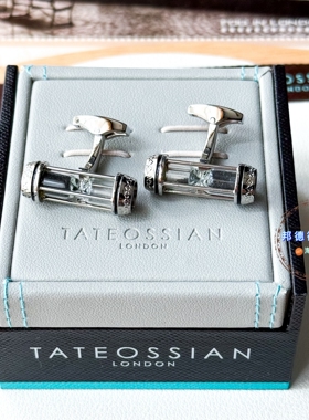 北京闪Tateossian个性黑沙漏袖扣