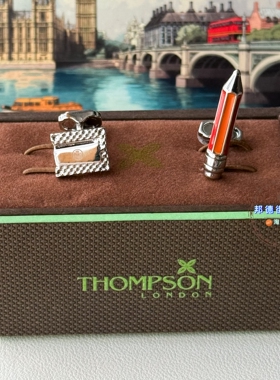 北京闪Thompson铅笔男袖扣送礼物