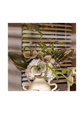 软橱柜装饰展厅蛋糕奶油咖啡机样板间柜台摆件风中古售楼处模型厨