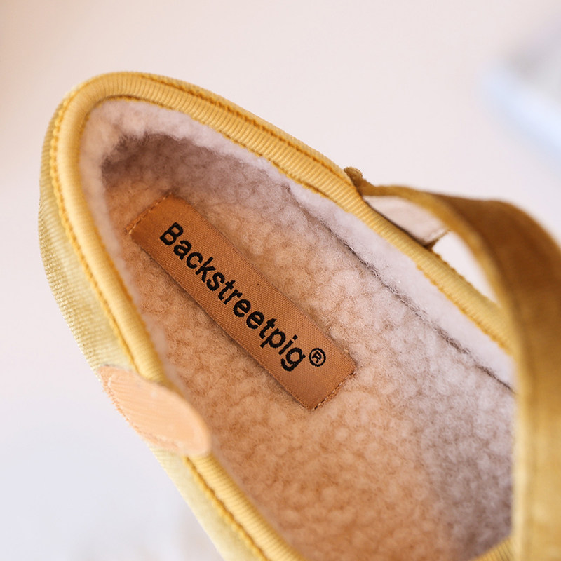 韩版女童加绒棉鞋秋冬季小童丝绒公主鞋蝴蝶结儿童奶奶鞋软底童鞋,淘宝优惠券,粉丝福利购,淘宝优惠卷