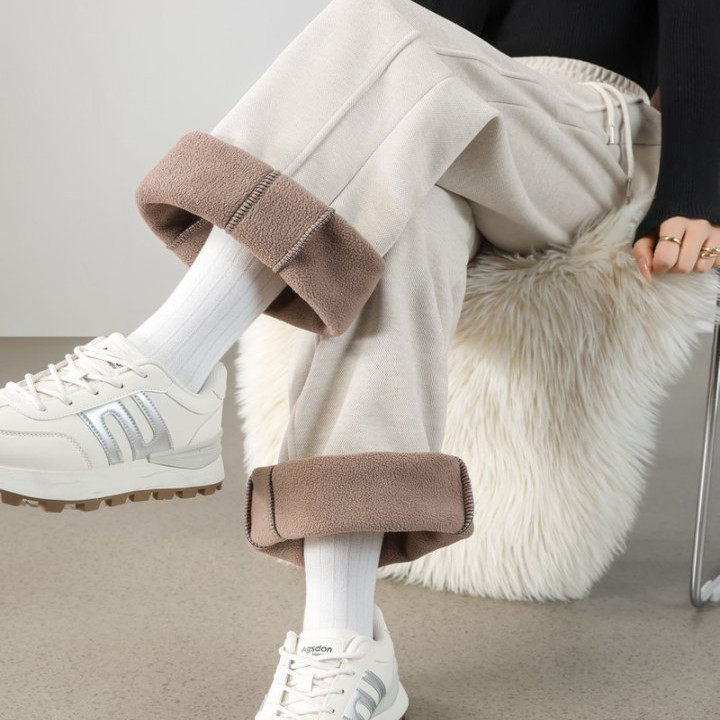 2025 冬高腰秋季显瘦抽绳松紧腰宽松休闲窄版直筒裤女 XL,淘宝优惠券,粉丝福利购,淘宝优惠卷