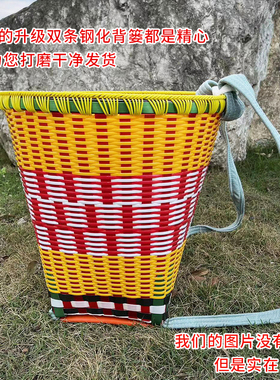 成人大号买菜竹编农家用背篼揹筐