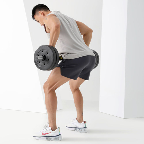 SOONION/速昂能 夏季新款透气速干弹性健身运动提臀四分短裤男 - 图2