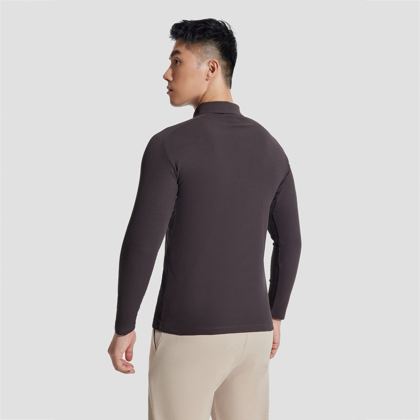 SOSOLEMON 冰感华夫格户外穿梭男绅士高尔夫POLO衫翻领运动服长袖,淘宝优惠券,粉丝福利购,淘宝优惠卷